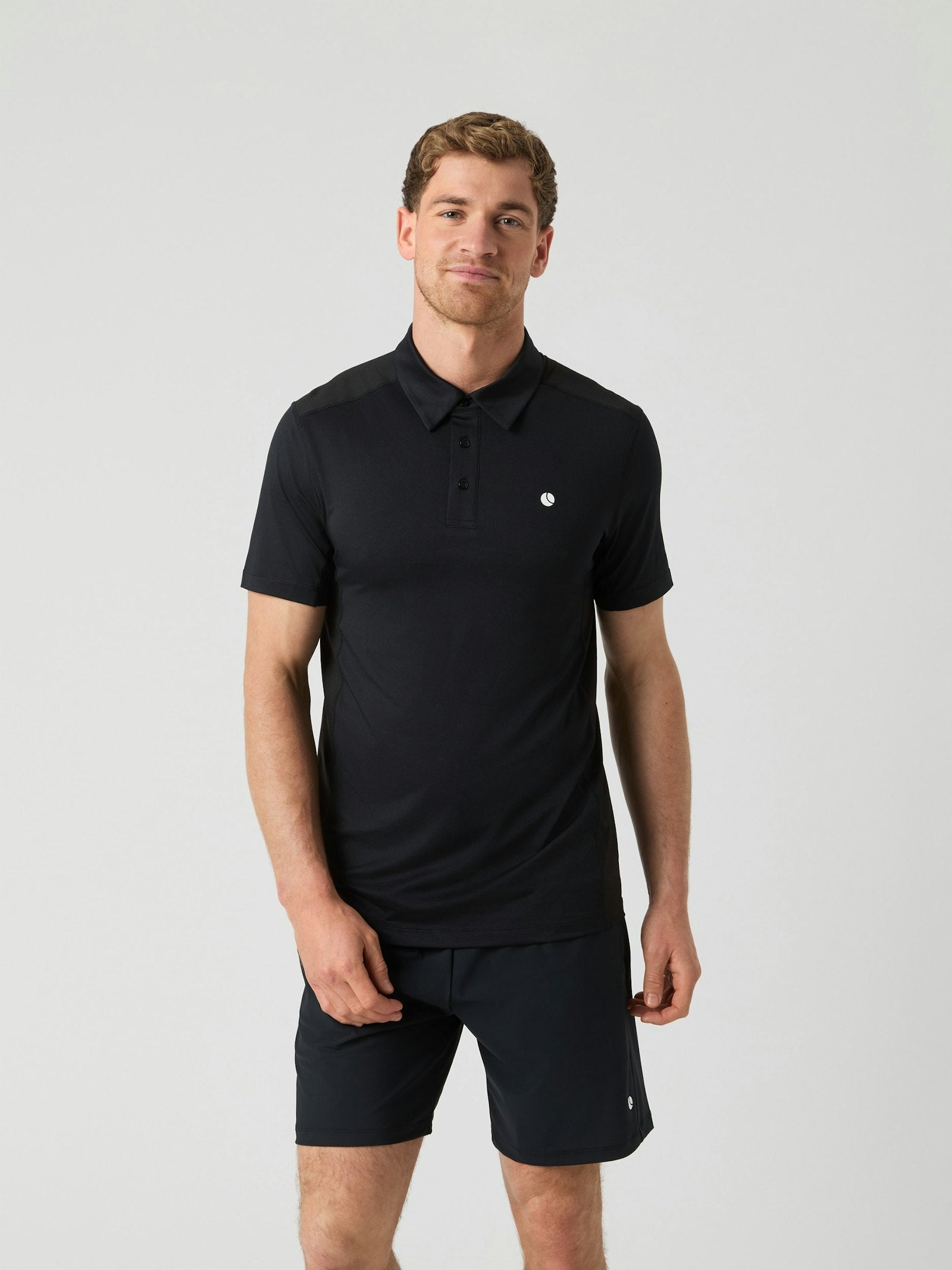 Ace Mesh Panel Polo Shirt