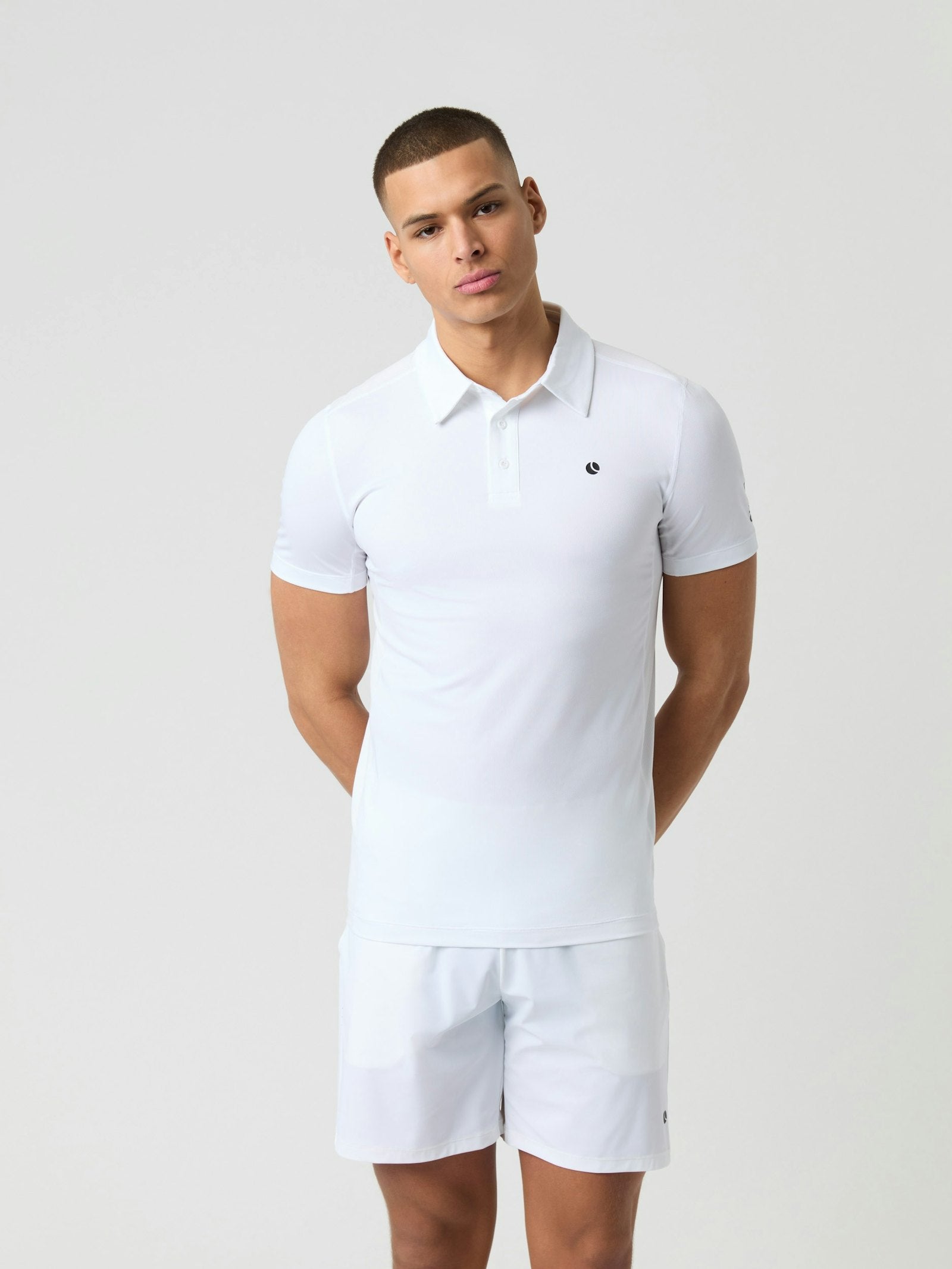 Ace Mesh Panel Polo Shirt