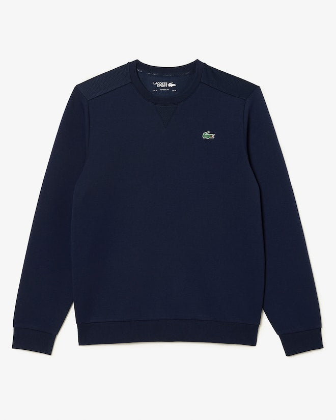 Lacoste Sport sweatshirt heren met mesh vlakken