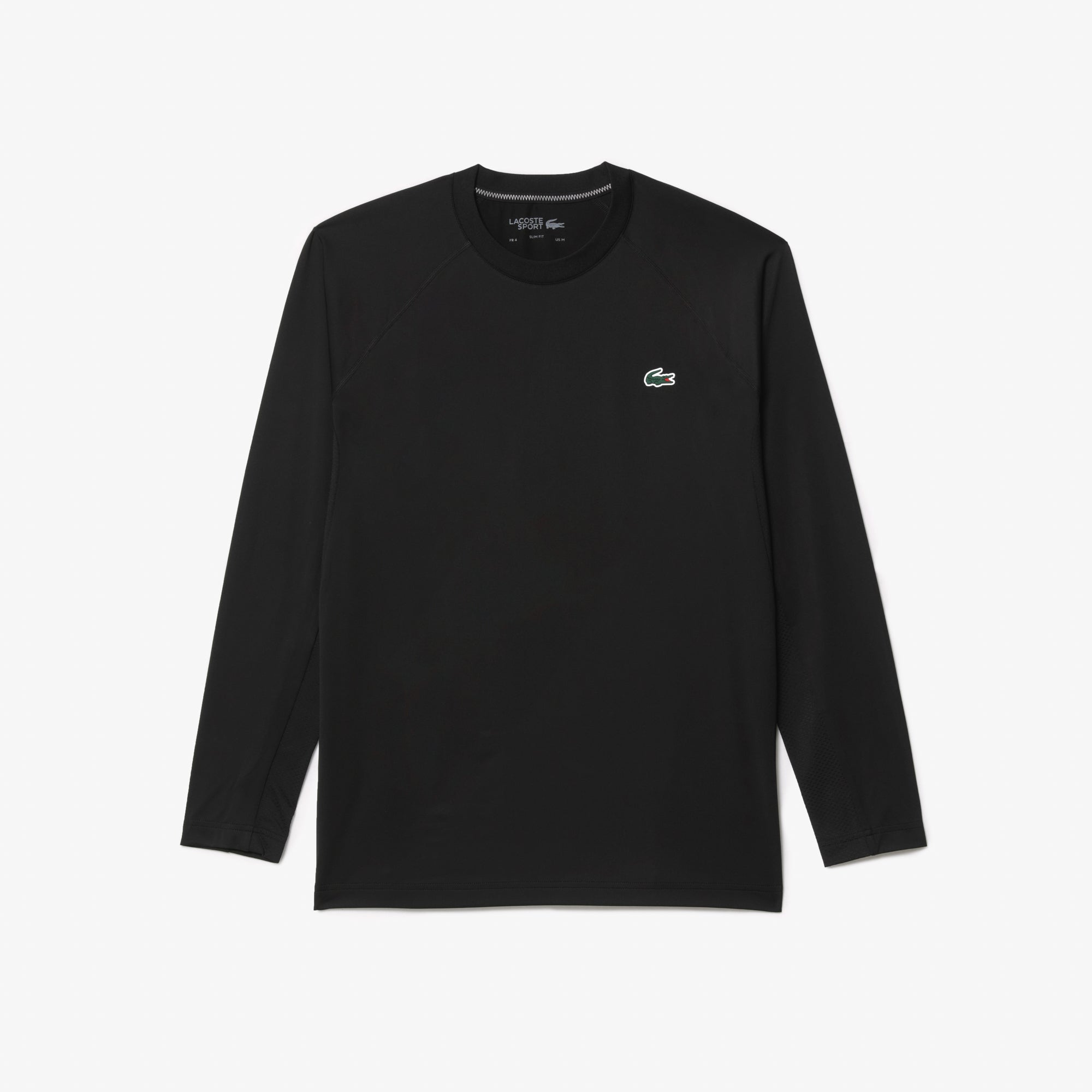Lacoste sport-T-shirt jersey met stretch en lange mouwen
