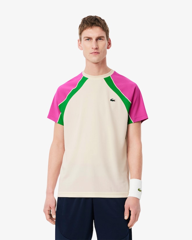 Lacoste Ultra Dry Colourblock Tennis-T-shirt