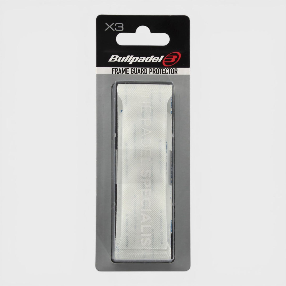 Bullpadel Frame Guard framebeschermers transparant, verpakking met 3 stuks