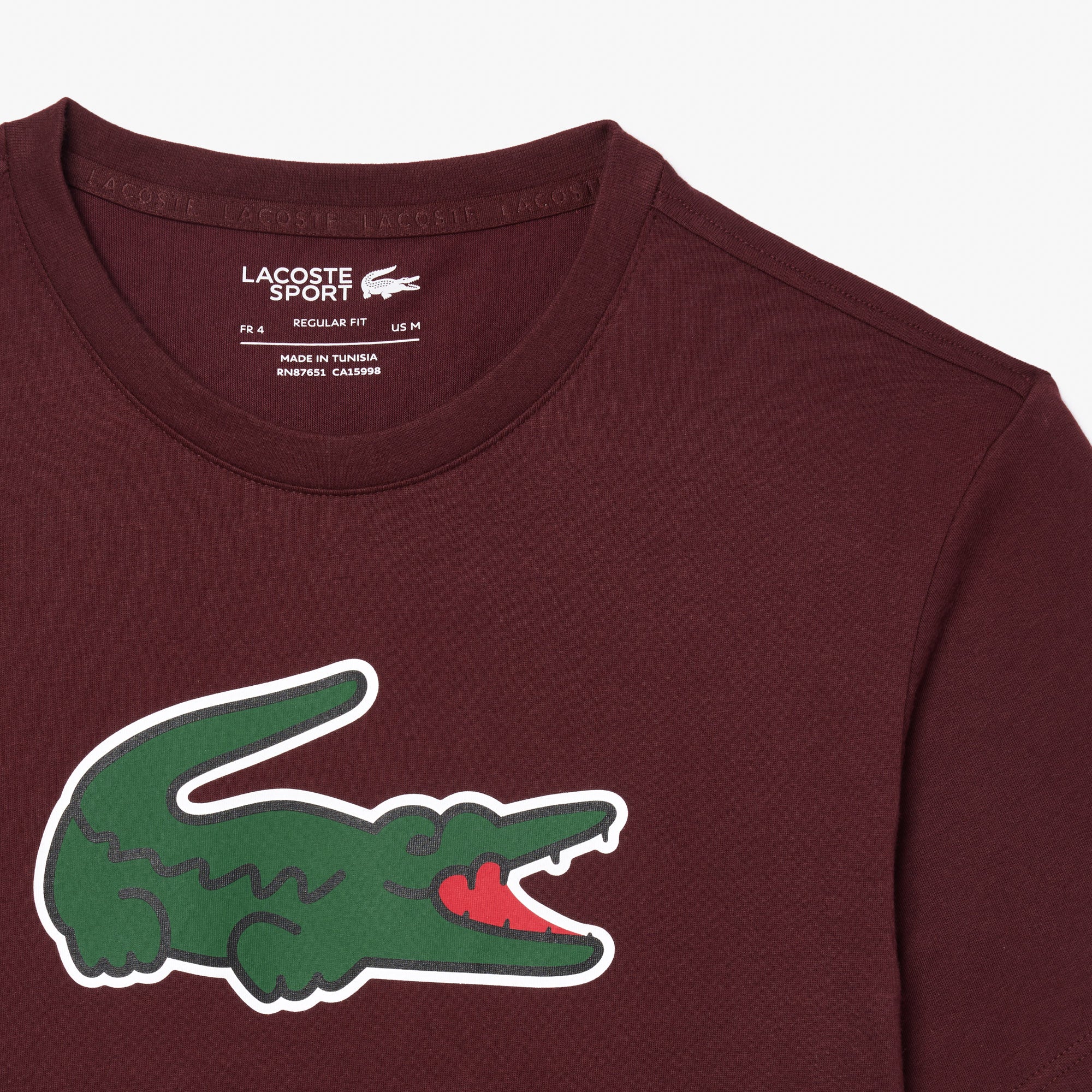 Lacoste Sport Ultra Dry Sport-T-shirt met Logo