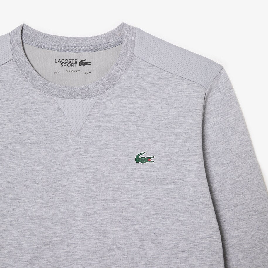 Lacoste Sport sweatshirt heren met mesh vlakken