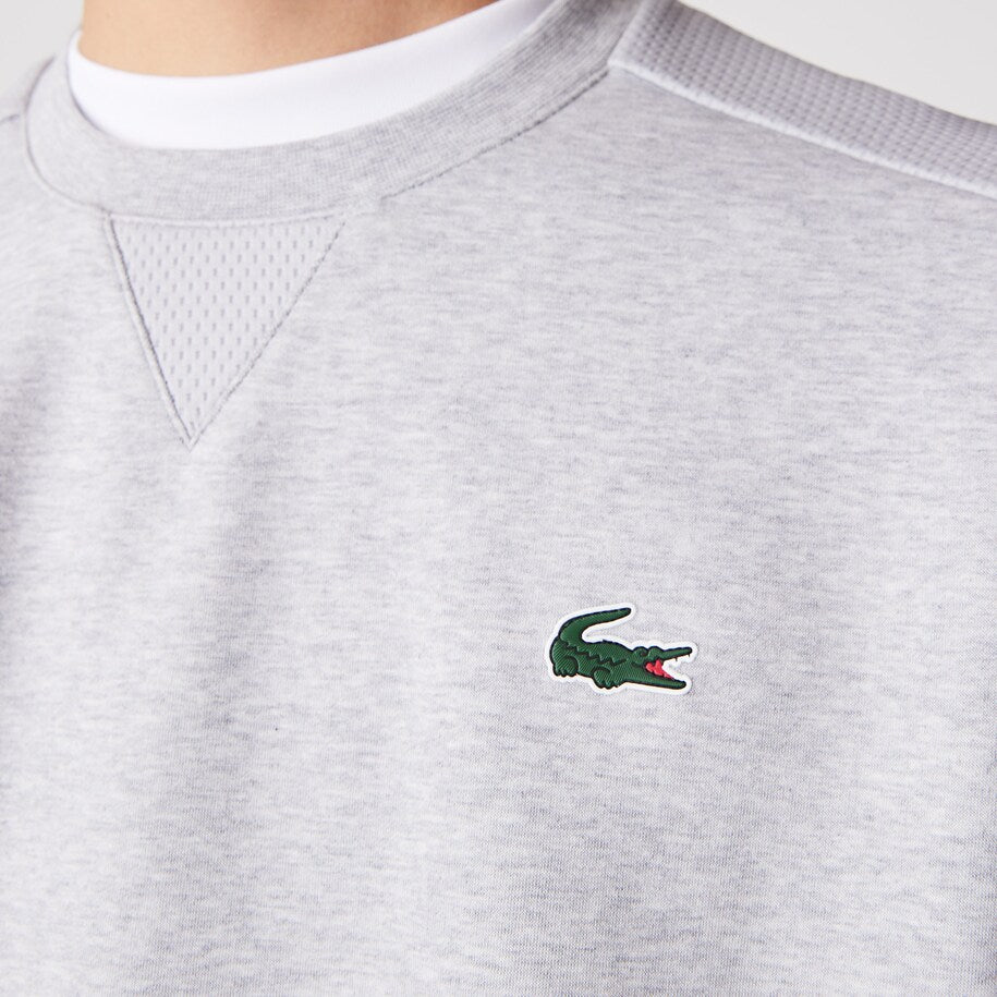 Lacoste Sport sweatshirt heren met mesh vlakken