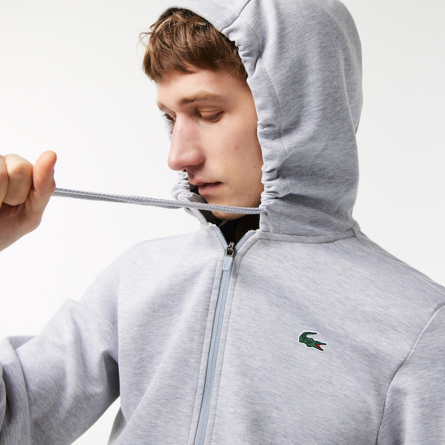 Lacoste Sport-sweatshirt heren capuchon en mesh vlakken