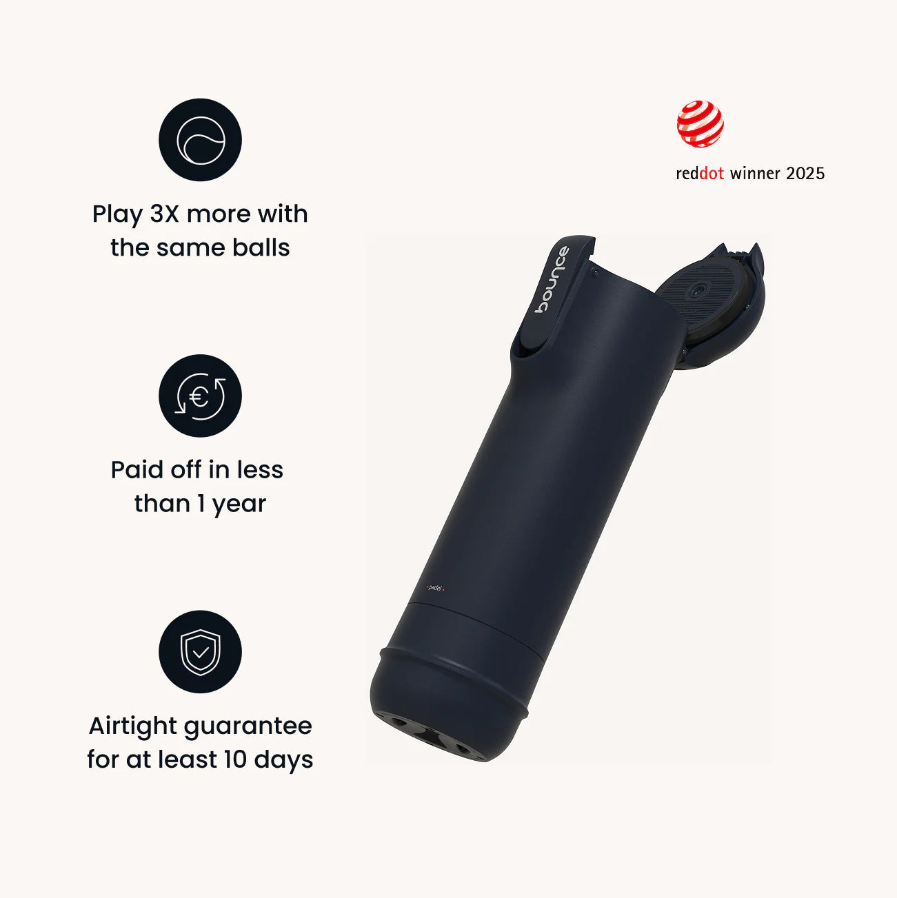 Bounce Tube ball pressurizer