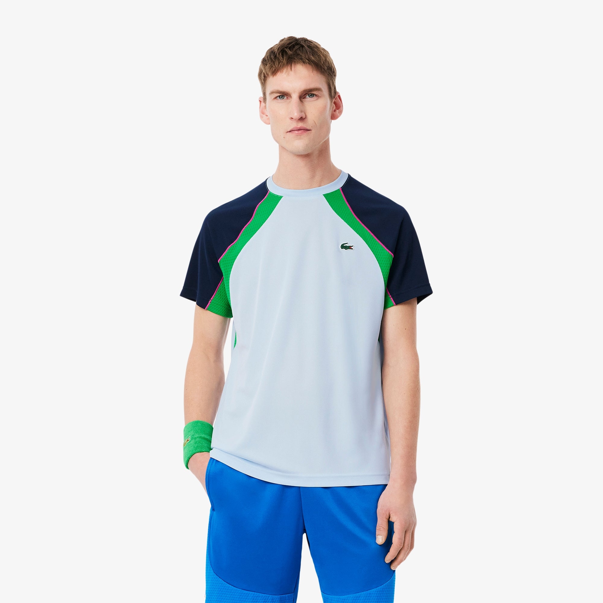 Lacoste Ultra Dry Colourblock Tennis-T-shirt