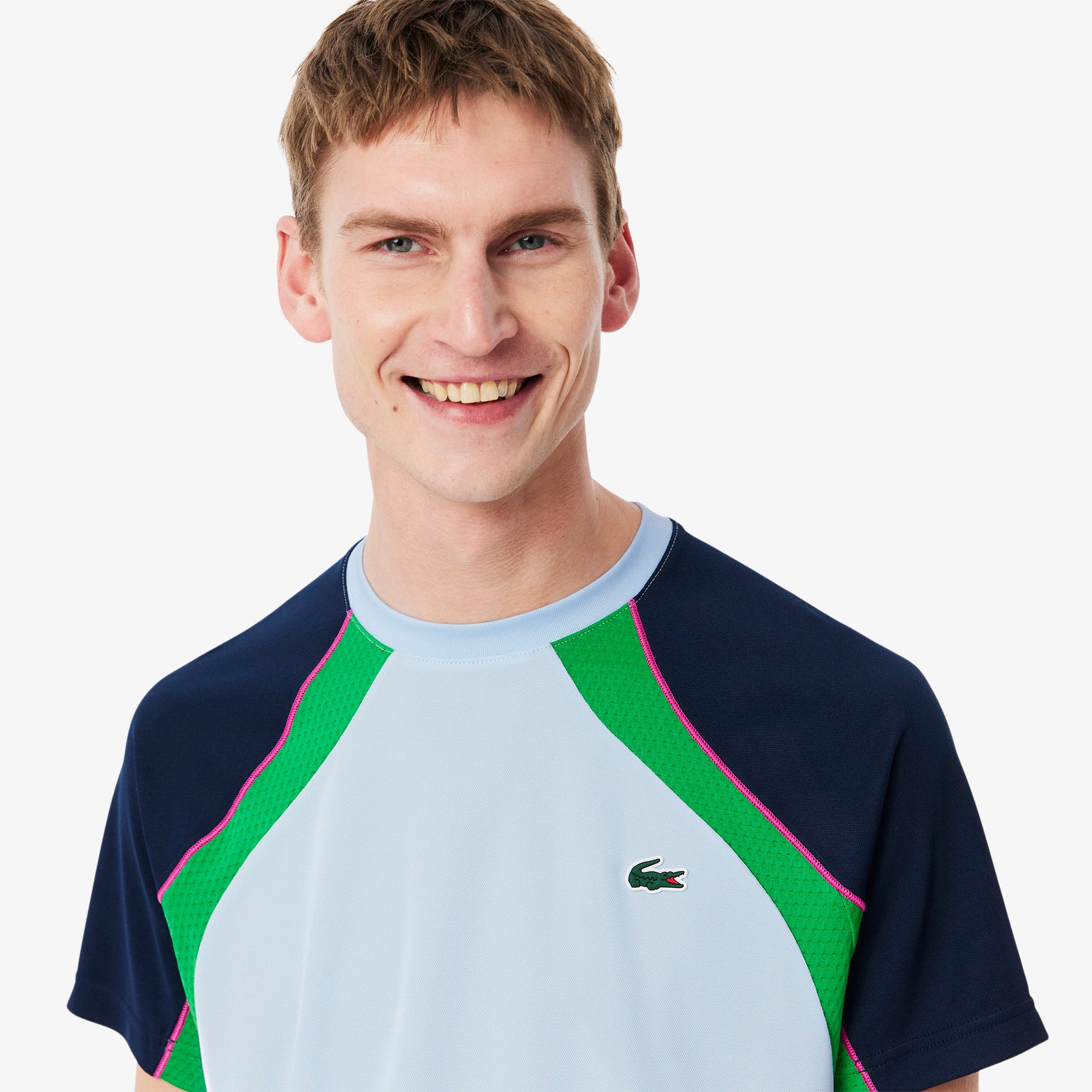 Lacoste Ultra Dry Colourblock Tennis-T-shirt