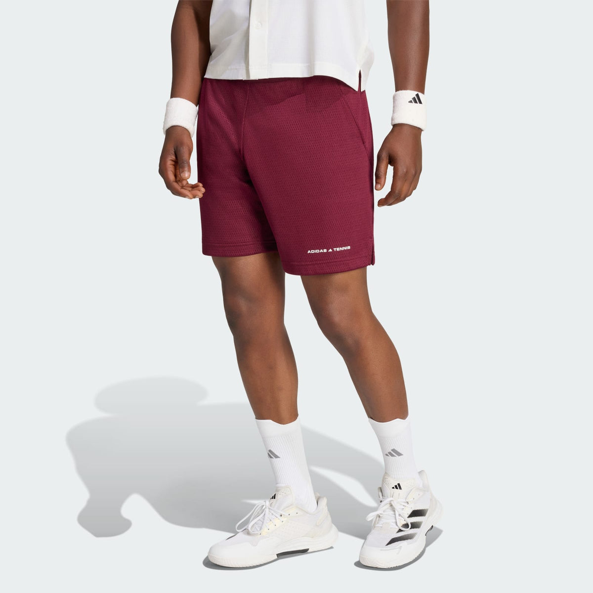 Adidas Tennis Culture Shorts Maroon KF4897 - foto 2